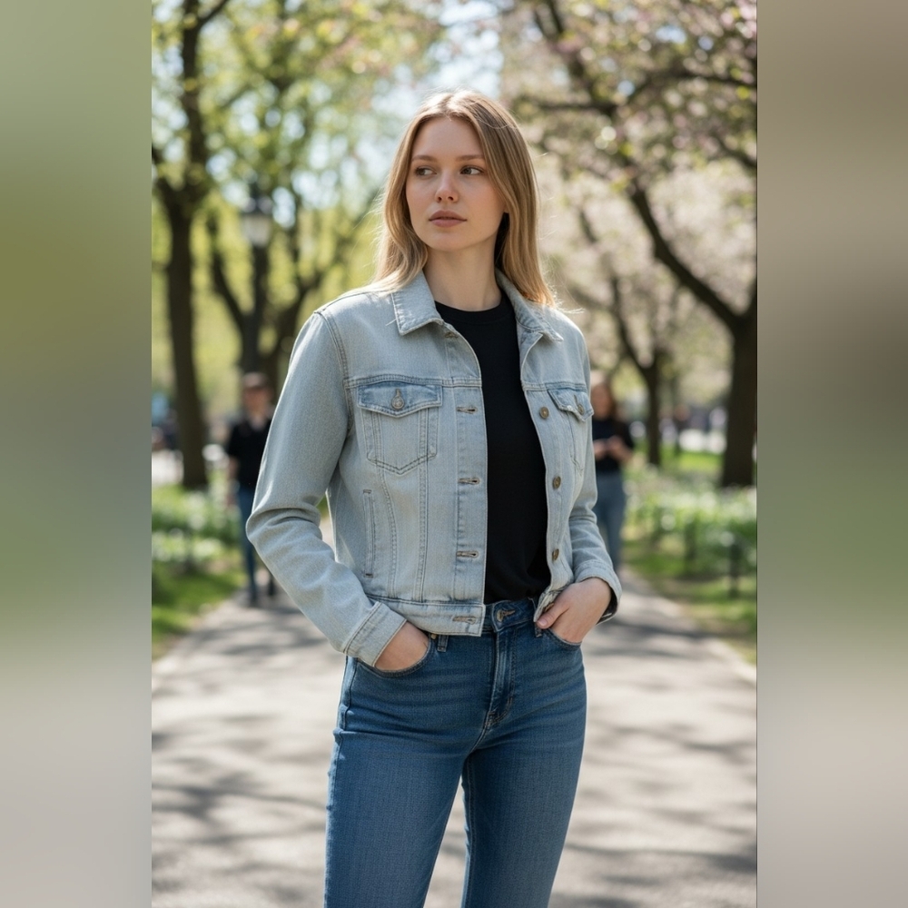 Vintage GUESS Distressed Jean Jacket